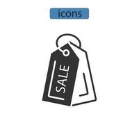 icônes de vente symbole éléments vectoriels pour le web infographique vecteur