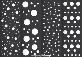 Modèle de point de polka noir et blanc vecteur