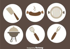 Bratwurst grill vector