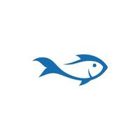 vecteur de conception d'icône de logo de poisson