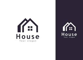 modèle de logo vectoriel immobilier, logo de maison et de propriété moderne