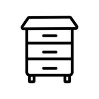 vecteur d'icône de rucher de ruche de miel. illustration de symbole de contour isolé