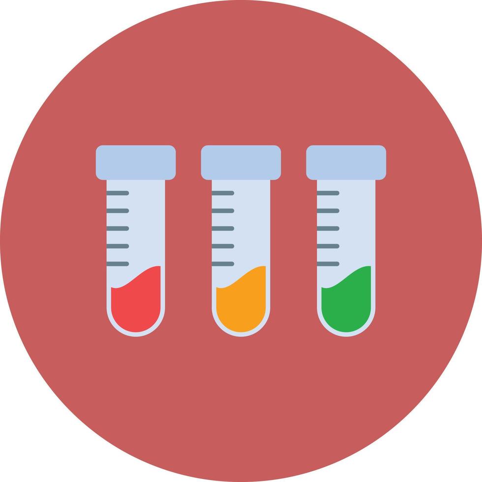 experimente círculo plano multicolorido vetor