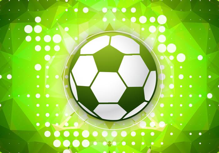 Vector de futebol verde