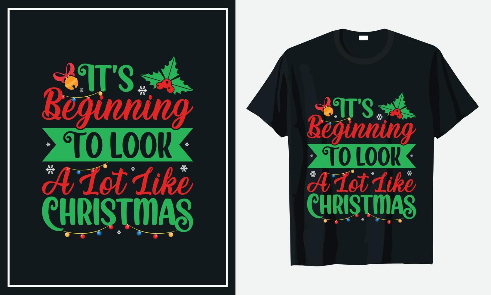 vetor de design de camiseta de natal