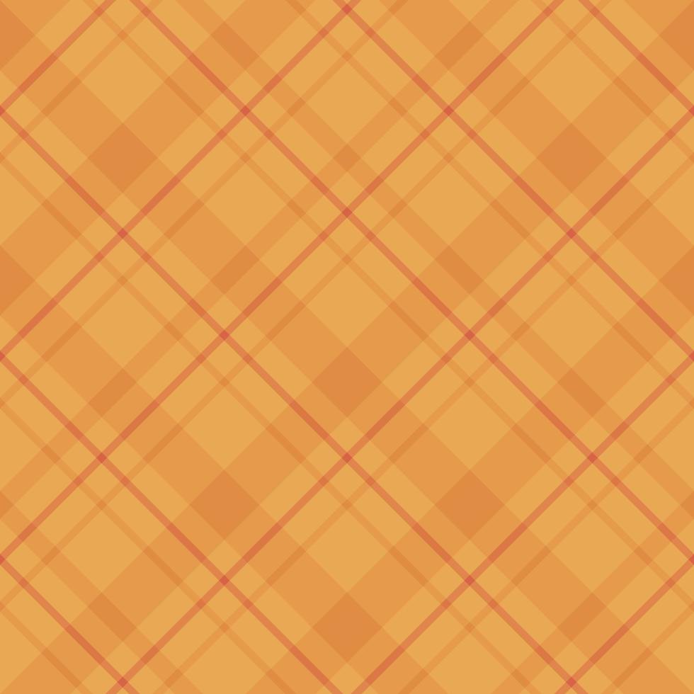 padrão sem costura em excelentes cores laranja para xadrez, tecido, têxtil, roupas, toalha de mesa e outras coisas. imagem vetorial. vetor