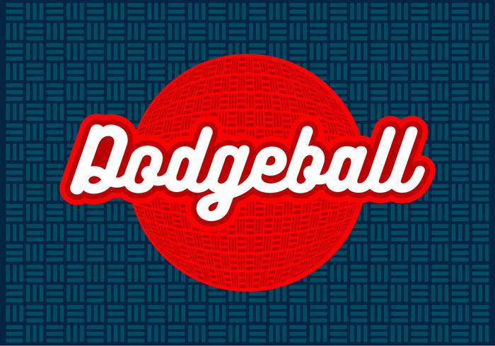Dodgeball design vetorial gratuito vetor