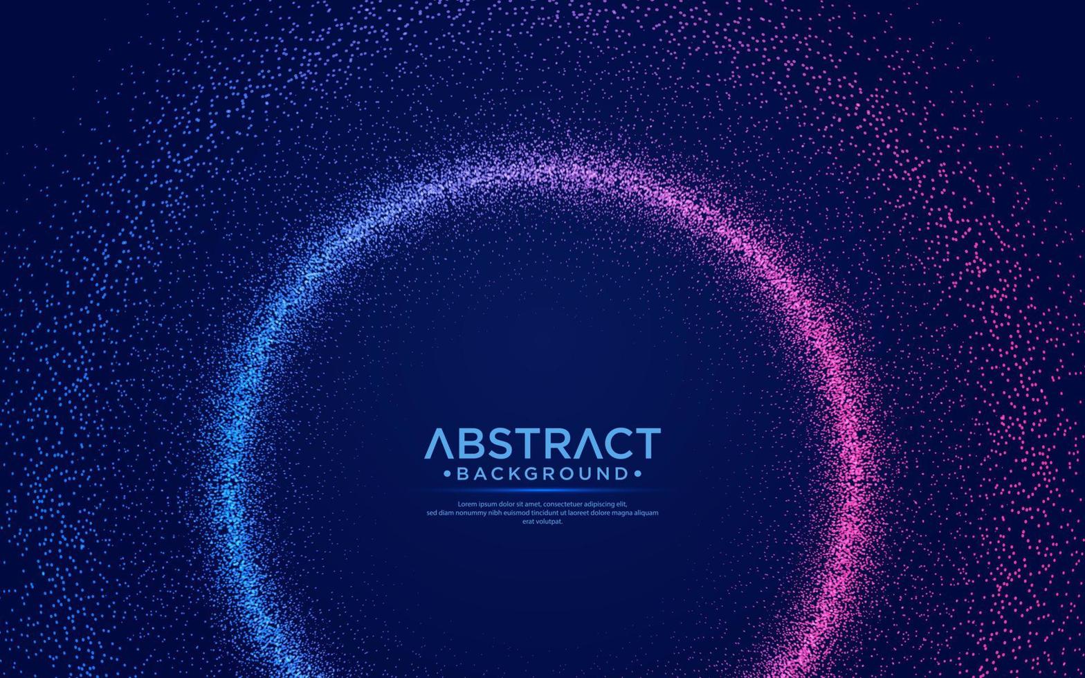 fundo de partículas de fluxo líquido abstrato dinâmico. brilhante fundo de fluxo de partículas abstratas. fundo futurista com combinação de pontos. vetor