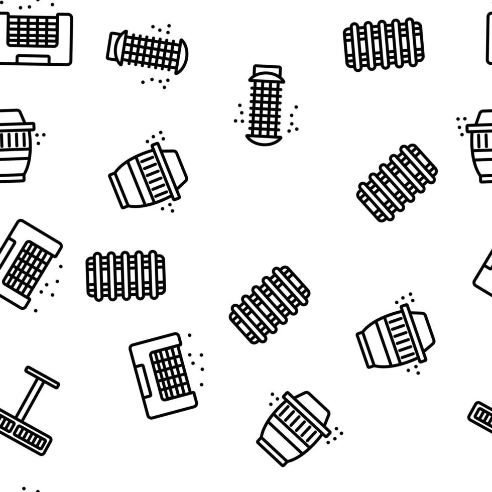 padrão sem emenda de vetor de equipamento eliminador de insetos