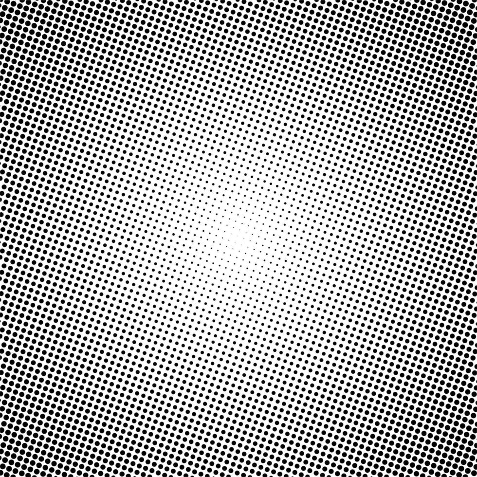gradiente digital padrão de meio-tom com pontos. fundo com pontos irregulares, caóticos, pontos, círculo. meio-tom aleatório. cor preto e branco. ilustração vetorial vetor