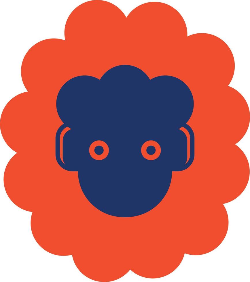 ícone de cor de ovelha vetor