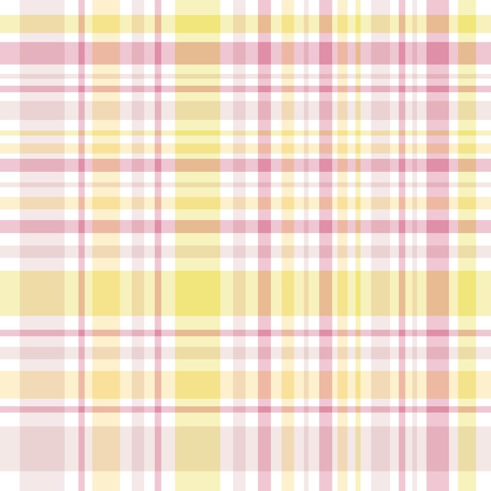 padrão sem costura nas cores fantasia branca, rosa e amarela para xadrez,  tecido, têxtil, roupas, toalha de mesa e outras coisas. imagem vetorial.  10051068 Vetor no Vecteezy