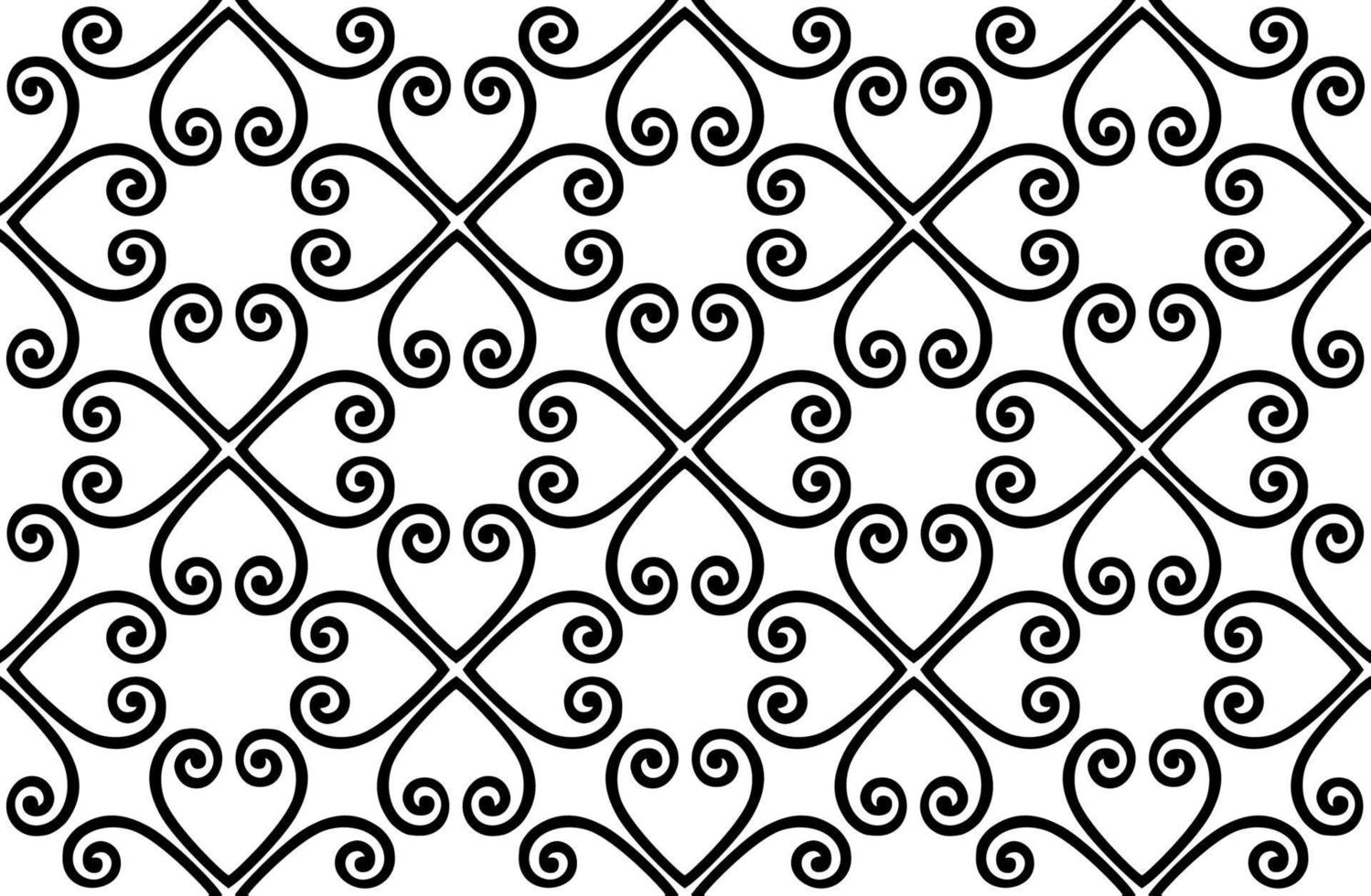 padrão sem emenda com ornamento floral asiático. textura ornamental abstrata. fundo de damasco de azulejo de floreio diagonal artístico vetor