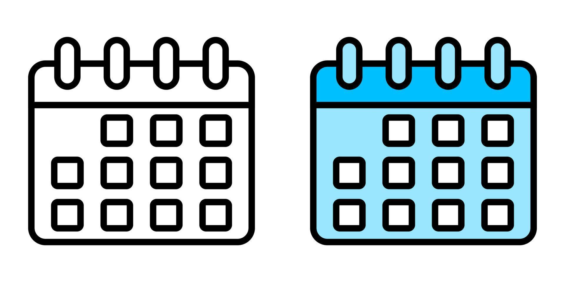 gráfico de ilustração vetorial de calendário, data, ícone de evento vetor