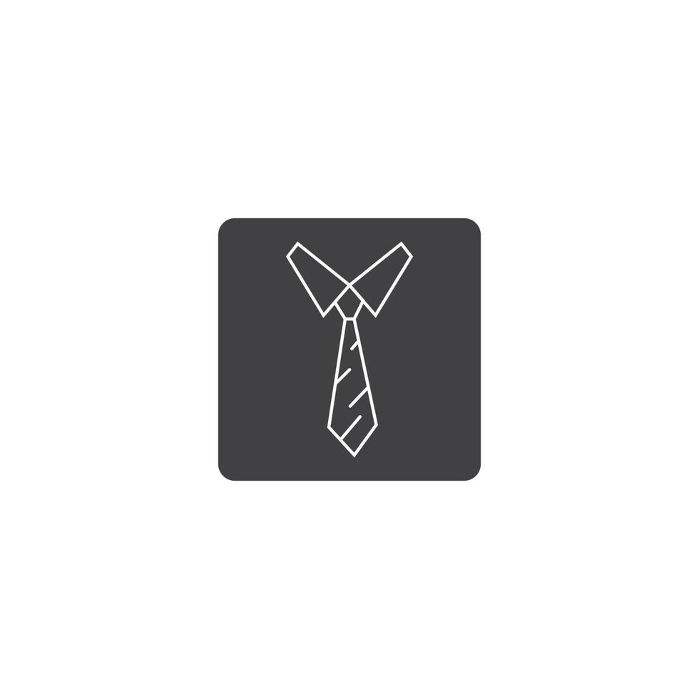 design de modelo de ilustração vetorial de ícone de gravata vetor