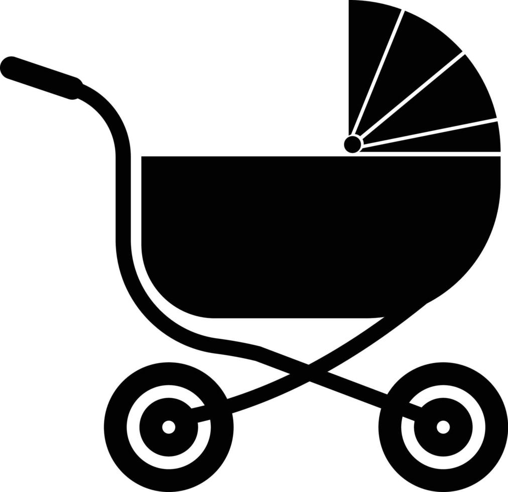 ilustração em vetor carrinho de bebê carrinho
