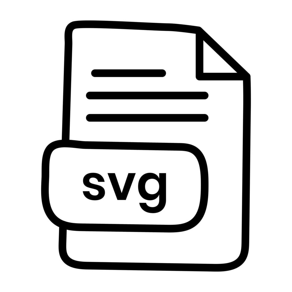 ícone de design moderno do arquivo svg vetor