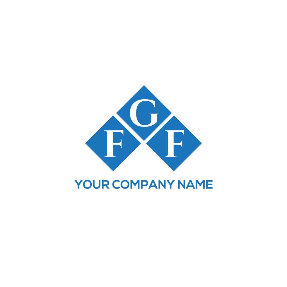 design de logotipo de carta fgf em fundo branco. conceito de logotipo de carta de iniciais criativas fgf. design de letra fgf. vetor