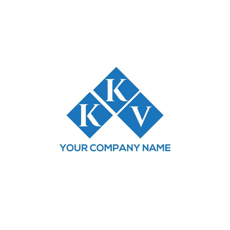 kkv carta design.kkv design de logotipo de carta em fundo branco. conceito de logotipo de letra de iniciais criativas kkv. kkv carta design.kkv design de logotipo de carta em fundo branco. k vetor
