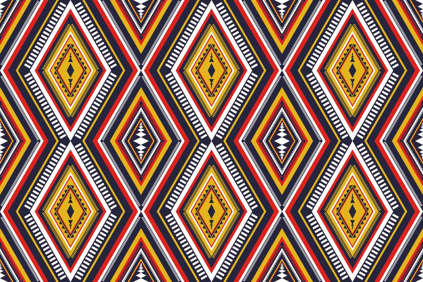 padrão sem emenda oriental geométrico étnico tradicional. design para plano de fundo, papel de parede, ilustração vetorial, têxtil, tecido, vestuário, batik, tapete, bordado. vetor