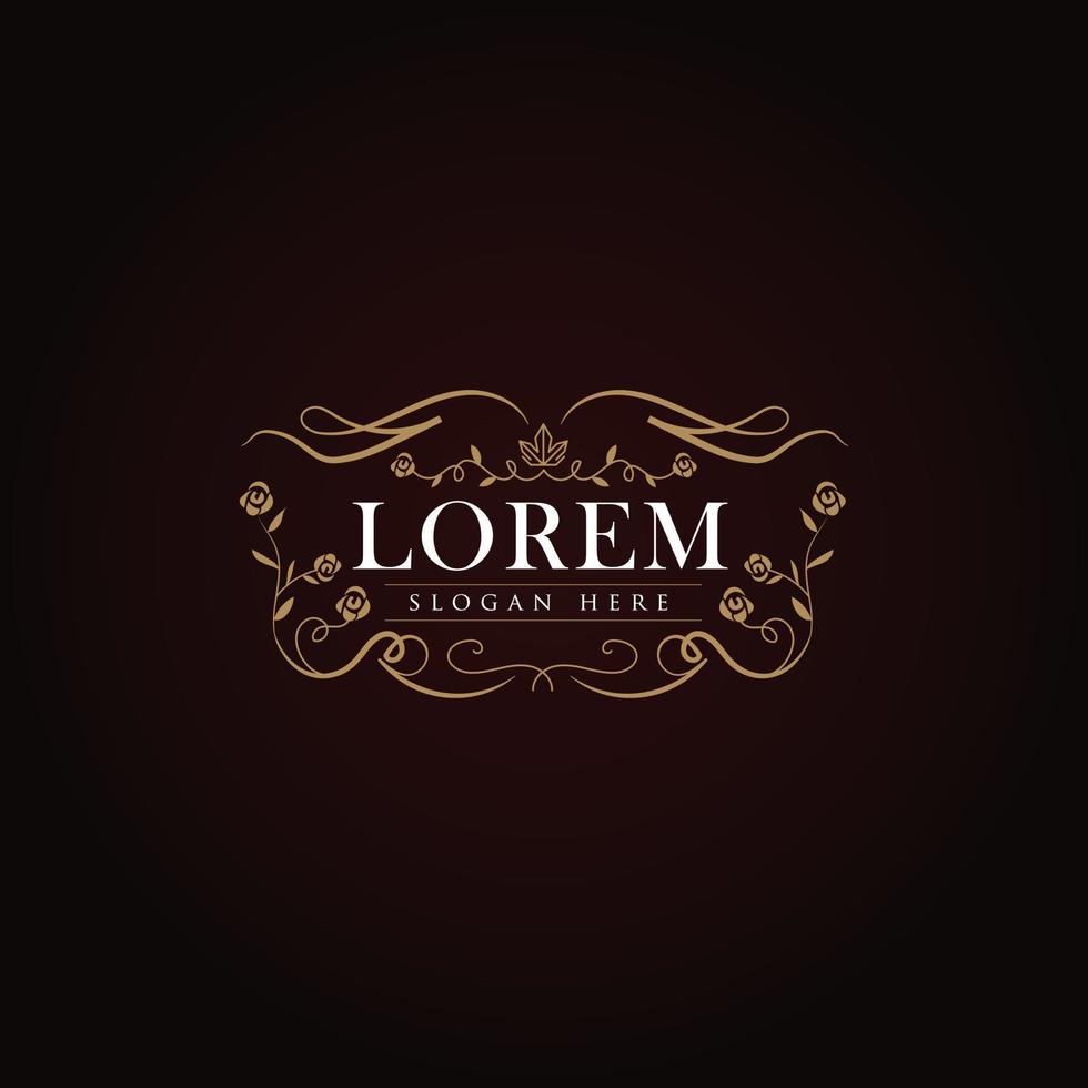 logotipo vintage luxuoso, logotipo vintage premium, sinal, assinatura, símbolo, logotipo de alta qualidade de luxo. design de logotipo de vetor de loja de joalheiros de luxo. logotipo dourado. logotipo premium