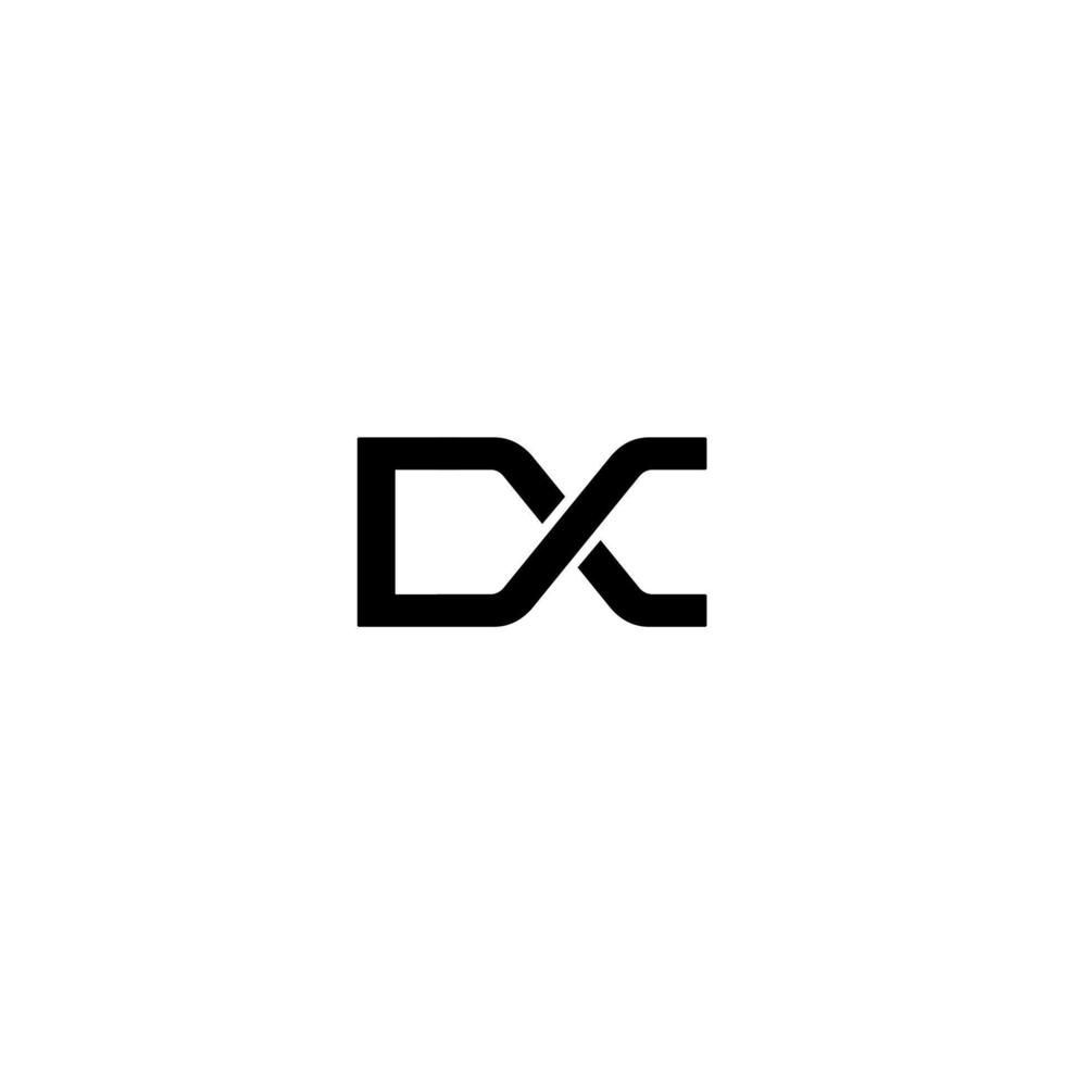letra dx inicial logotipo modelo vetor ilustração ícone elemento pro vector
