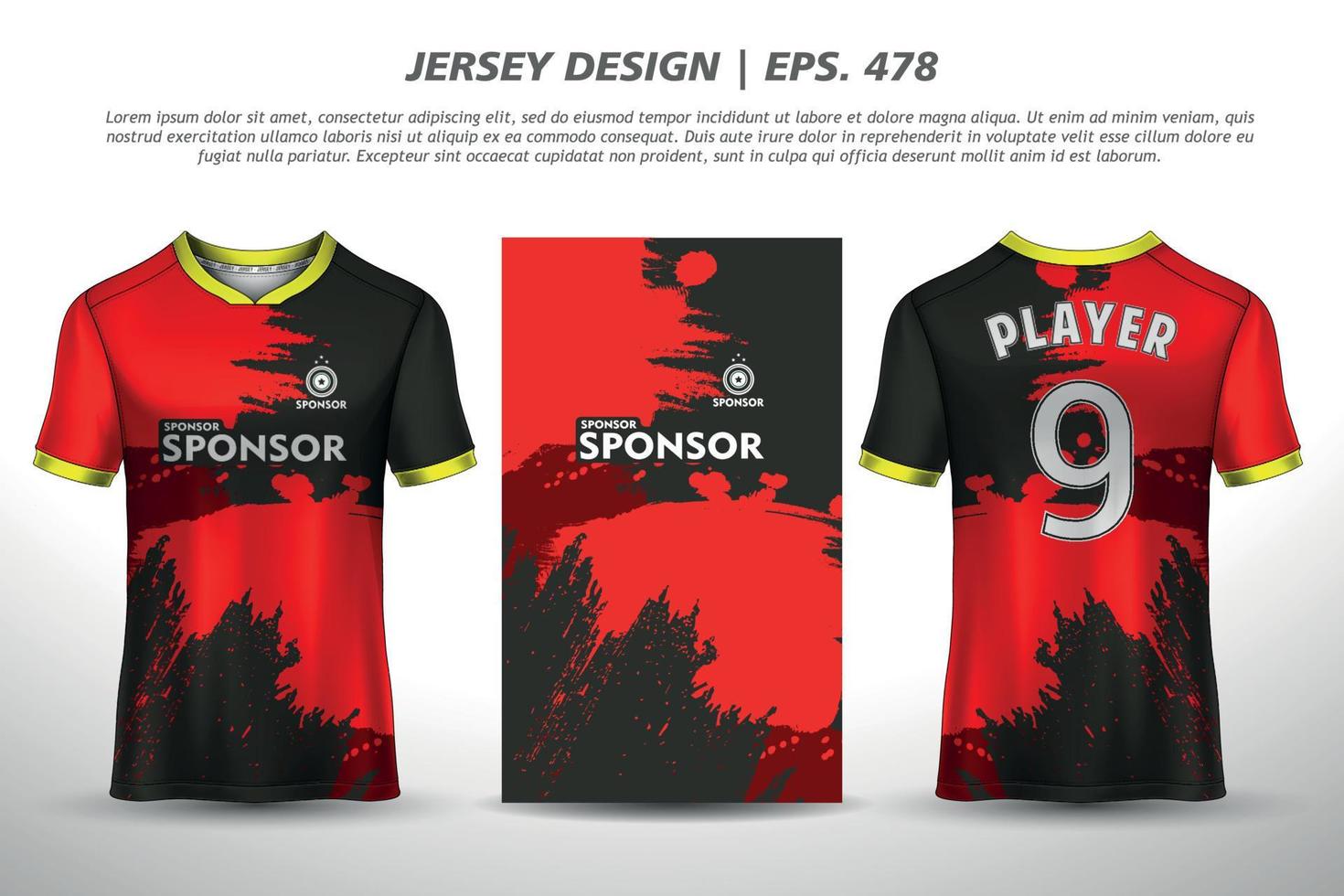 Jersey design sublimação camiseta padrão geométrico premium incrível coleção de vetores para futebol futebol corrida ciclismo jogos motocross esportes