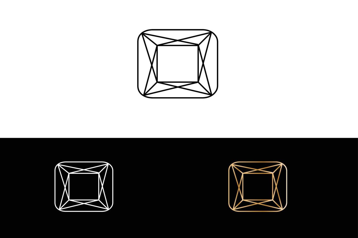 design de logotipo geométrico o alfabeto vetor