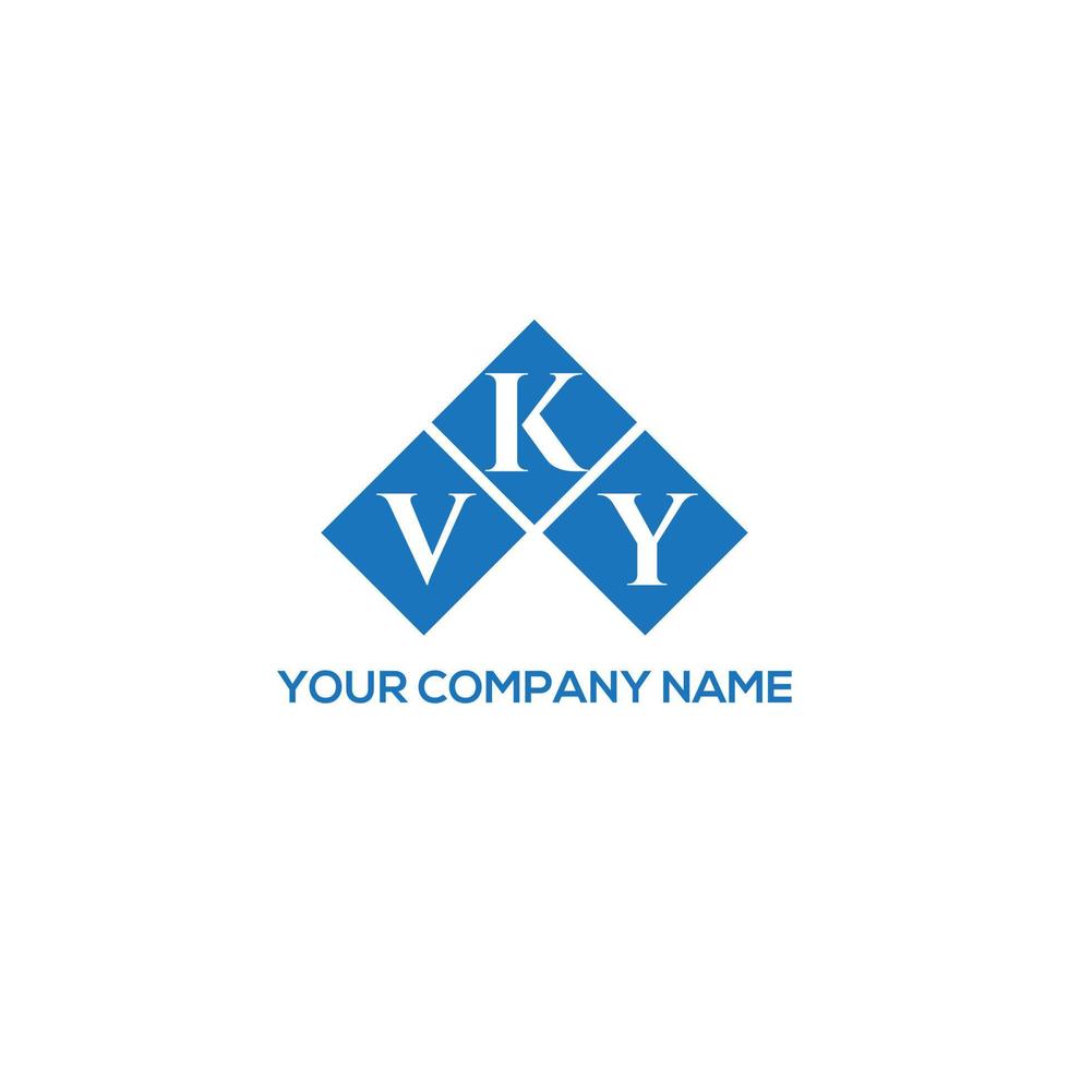 vky carta design.vky design de logotipo de carta em fundo branco. conceito de logotipo de letra de iniciais criativas vky. vky carta design.vky design de logotipo de carta em fundo branco. v vetor