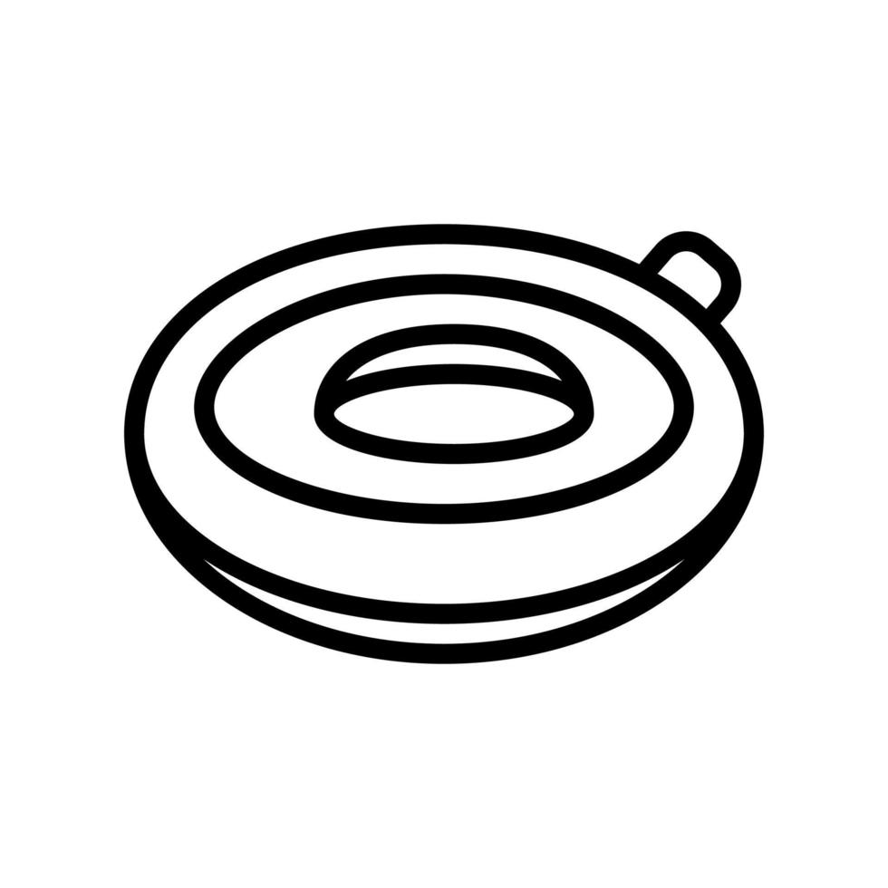ilustração em vetor ícone de linha de anel inflável