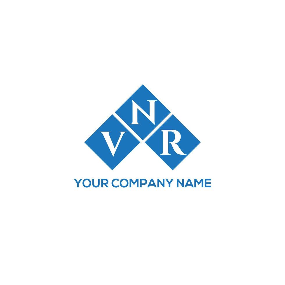 design de logotipo de carta vnr em fundo branco. conceito de logotipo de letra de iniciais criativas vnr. design de letra vnr. vetor