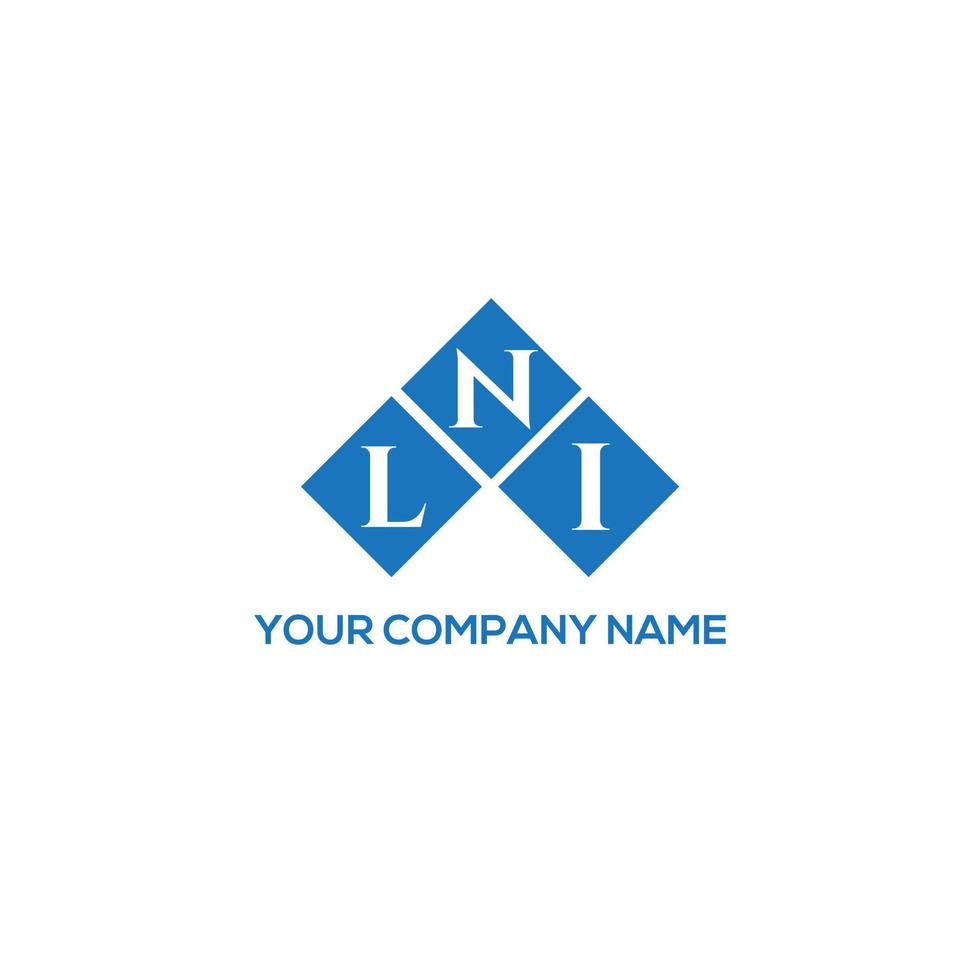 design de logotipo de carta lnj em fundo branco. Conceito de logotipo de letra de iniciais criativas lnj. design de letra lnj. vetor