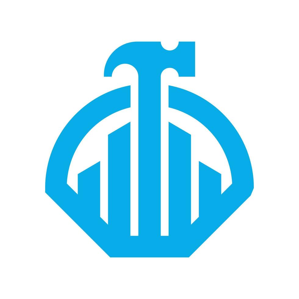 logotipo de construção moderna vetor