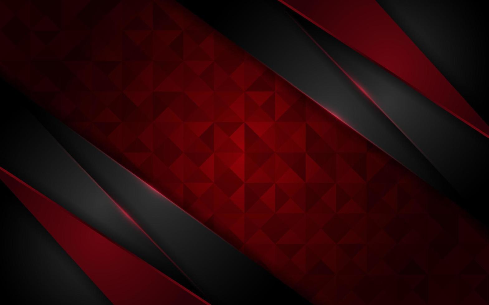 fundo vermelho escuro moderno com design de camada de sobreposição de efeito de textura vetor