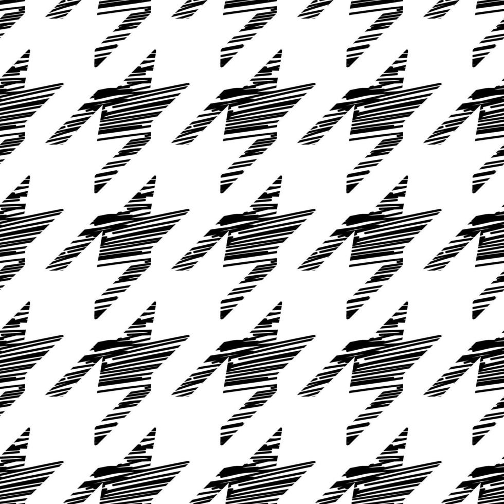 papel de parede sem fim grunge houndstooth. padrão sem emenda xadrez de verificação de tweed abstrato. estampa xadrez geométrica simples. vetor