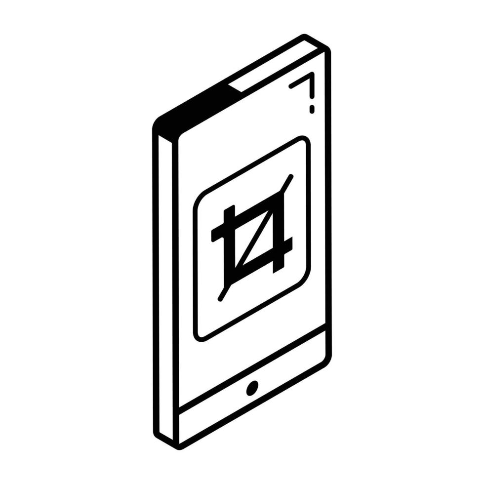 download de ícone de linha de design de um aplicativo vetor
