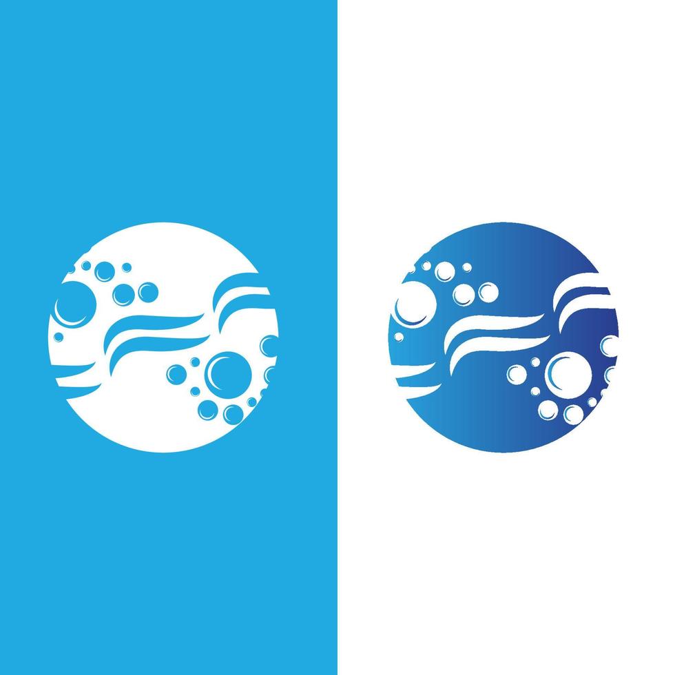 design de logotipo de ondas do mar, ilustração de ícone de praia vetor