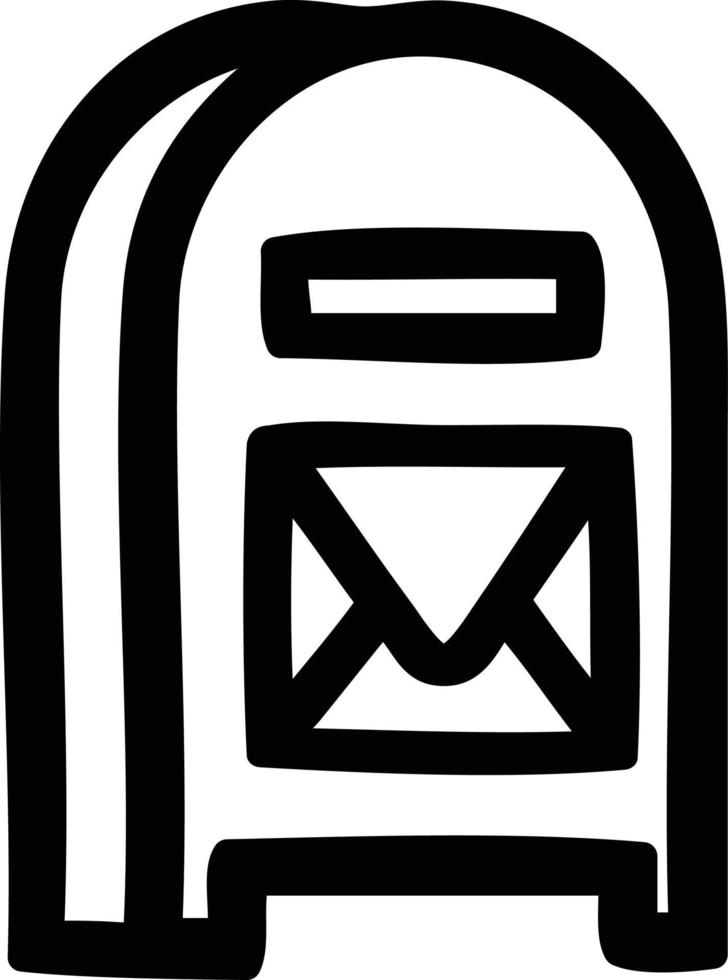 ícone da caixa de correio vetor