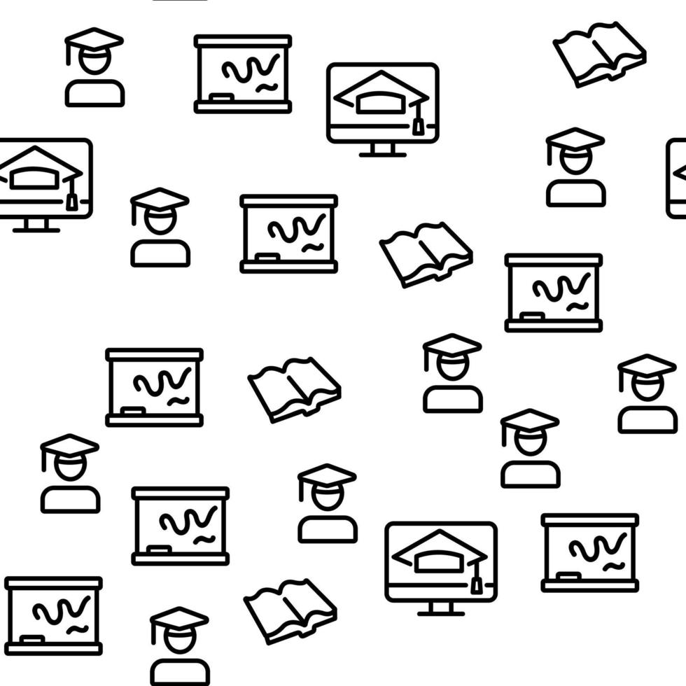 padrão perfeito de vetor de estudo de academia