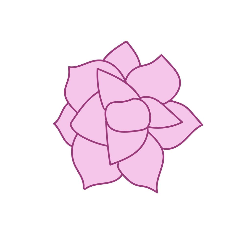 design de elementos vetoriais de ilustração de flores vetor