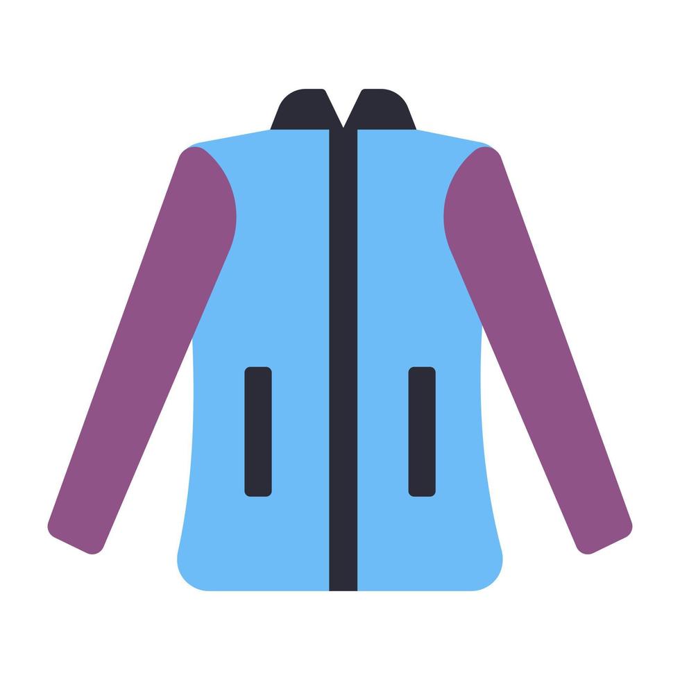 ícone de design editável de casaco masculino vetor