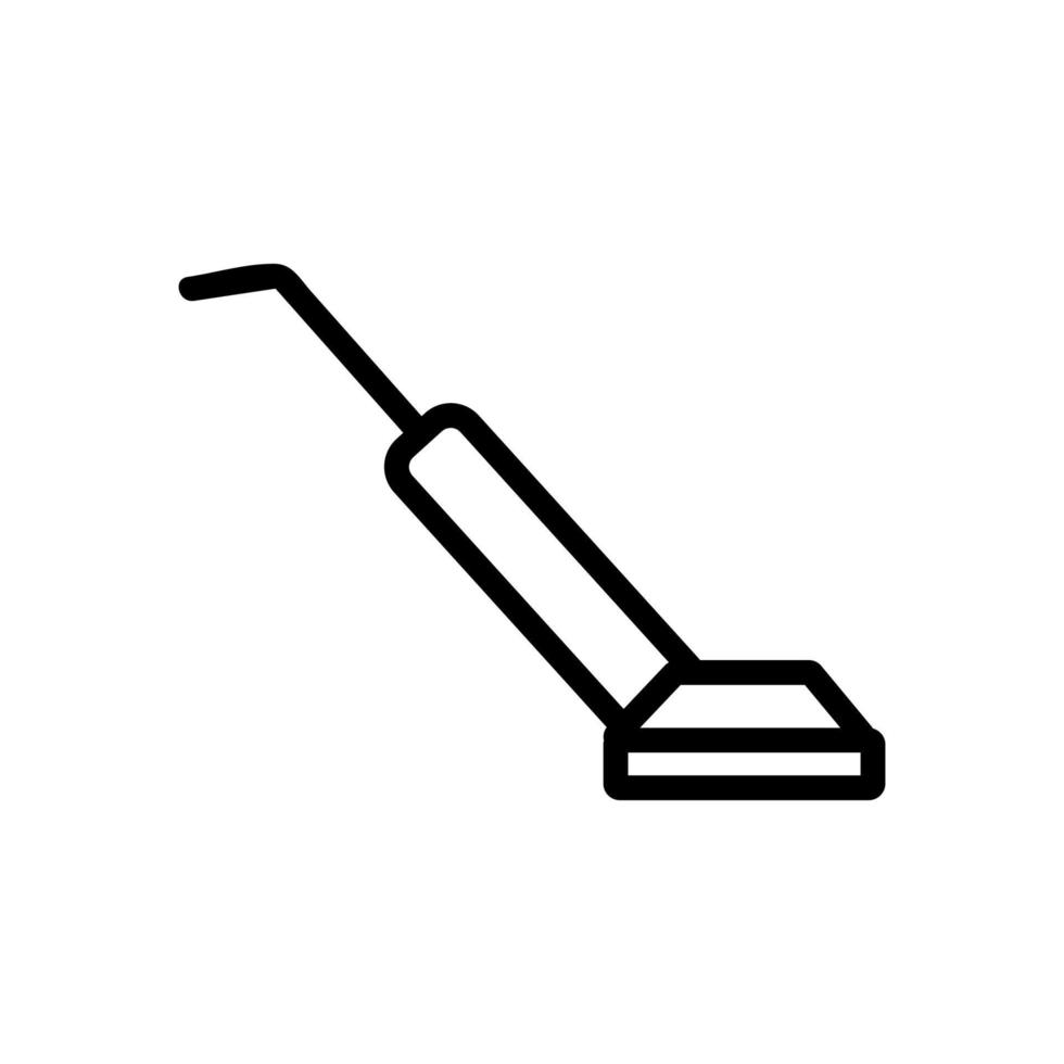 vetor de ícone de aspirador de pó em casa. ilustração de símbolo de contorno isolado