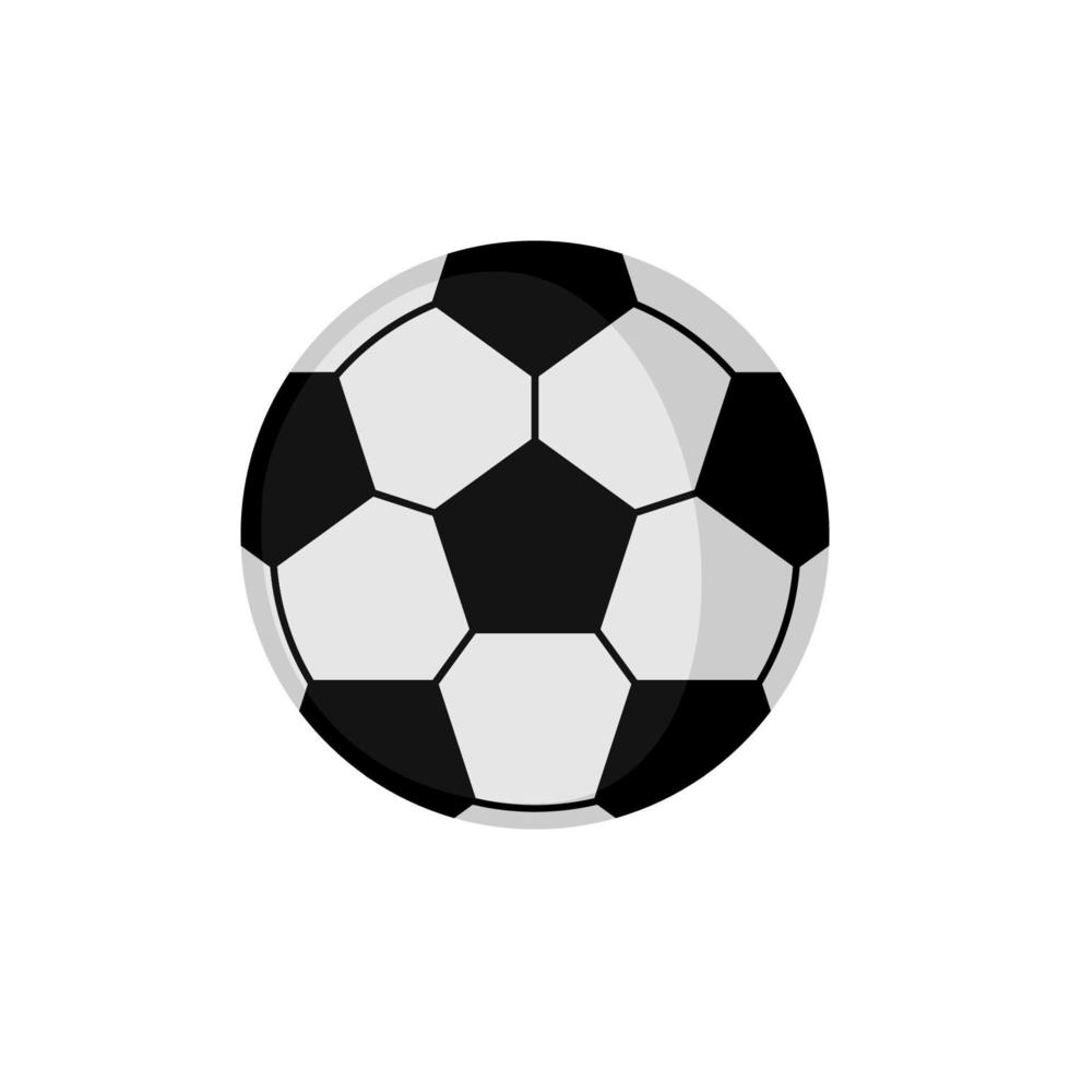 ícone de futebol de futebol em estilo simples, isolado no fundo branco. ilustração vetorial. vetor