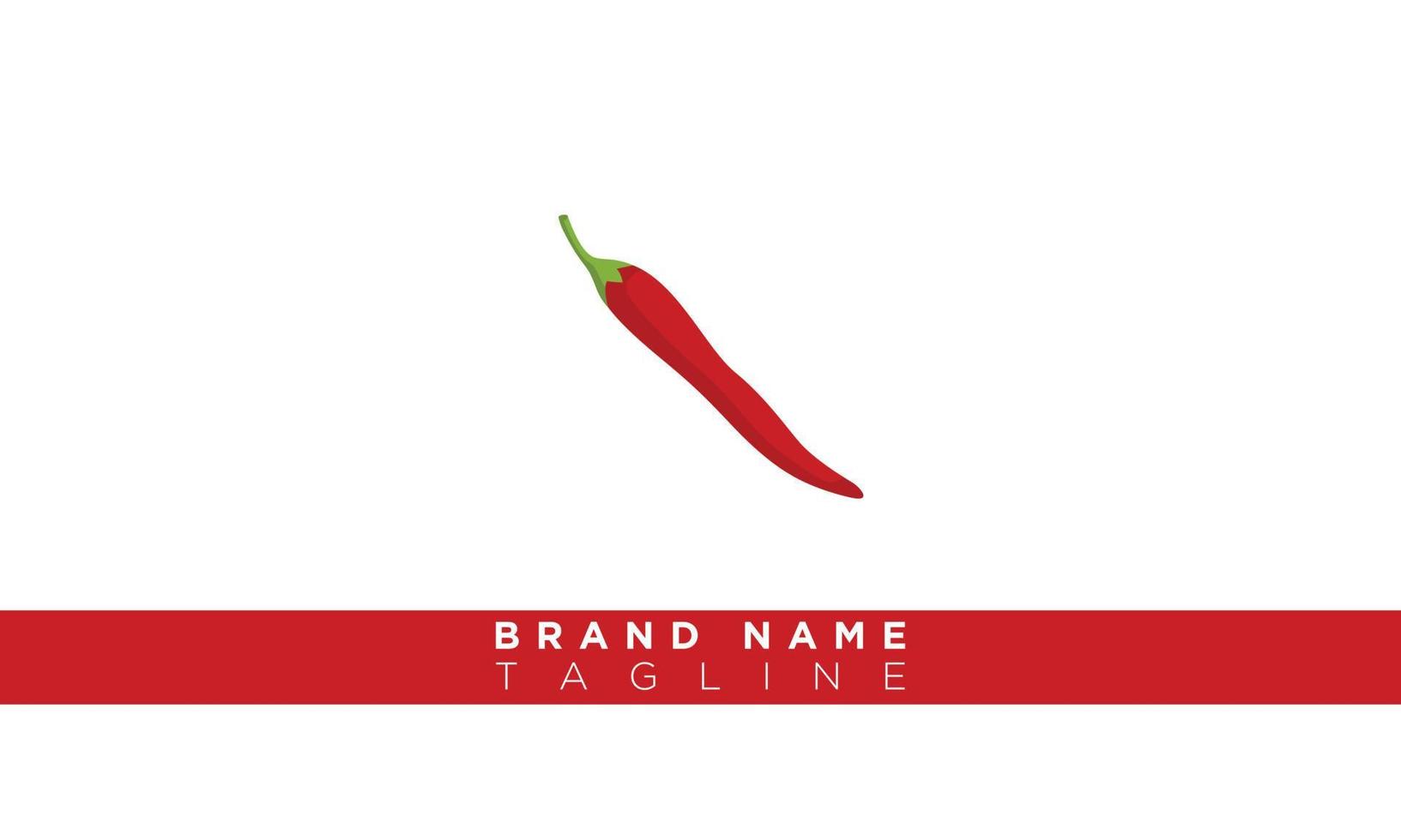 logotipo do monograma das iniciais do ícone da pimenta vetor