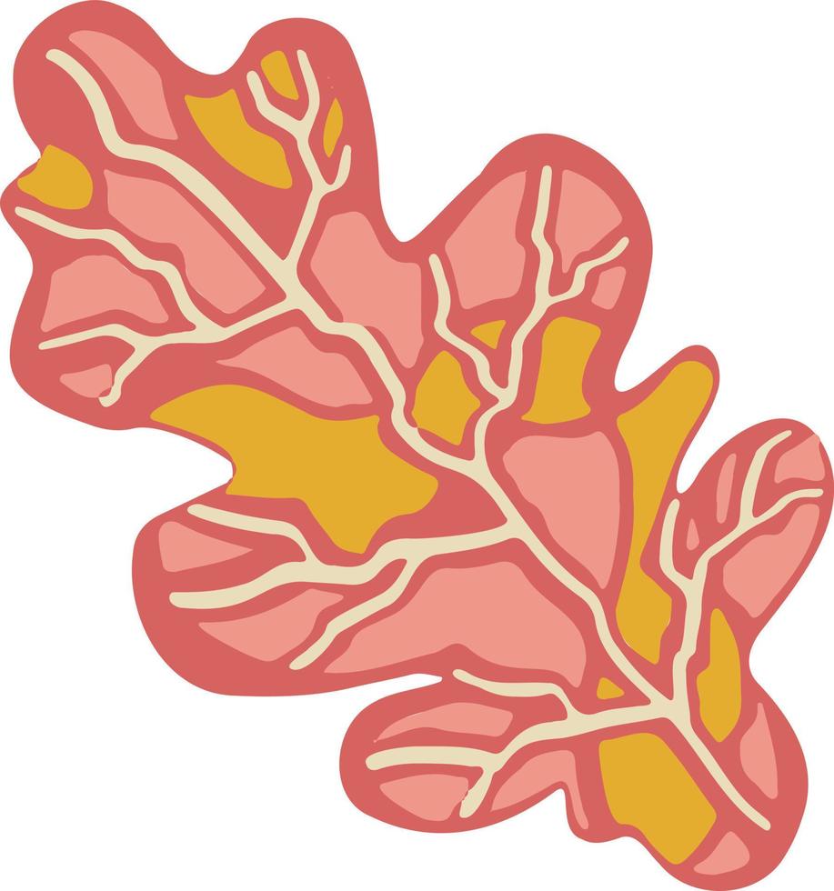 folha planta árvore desenho colorido ilustração símbolo vetor