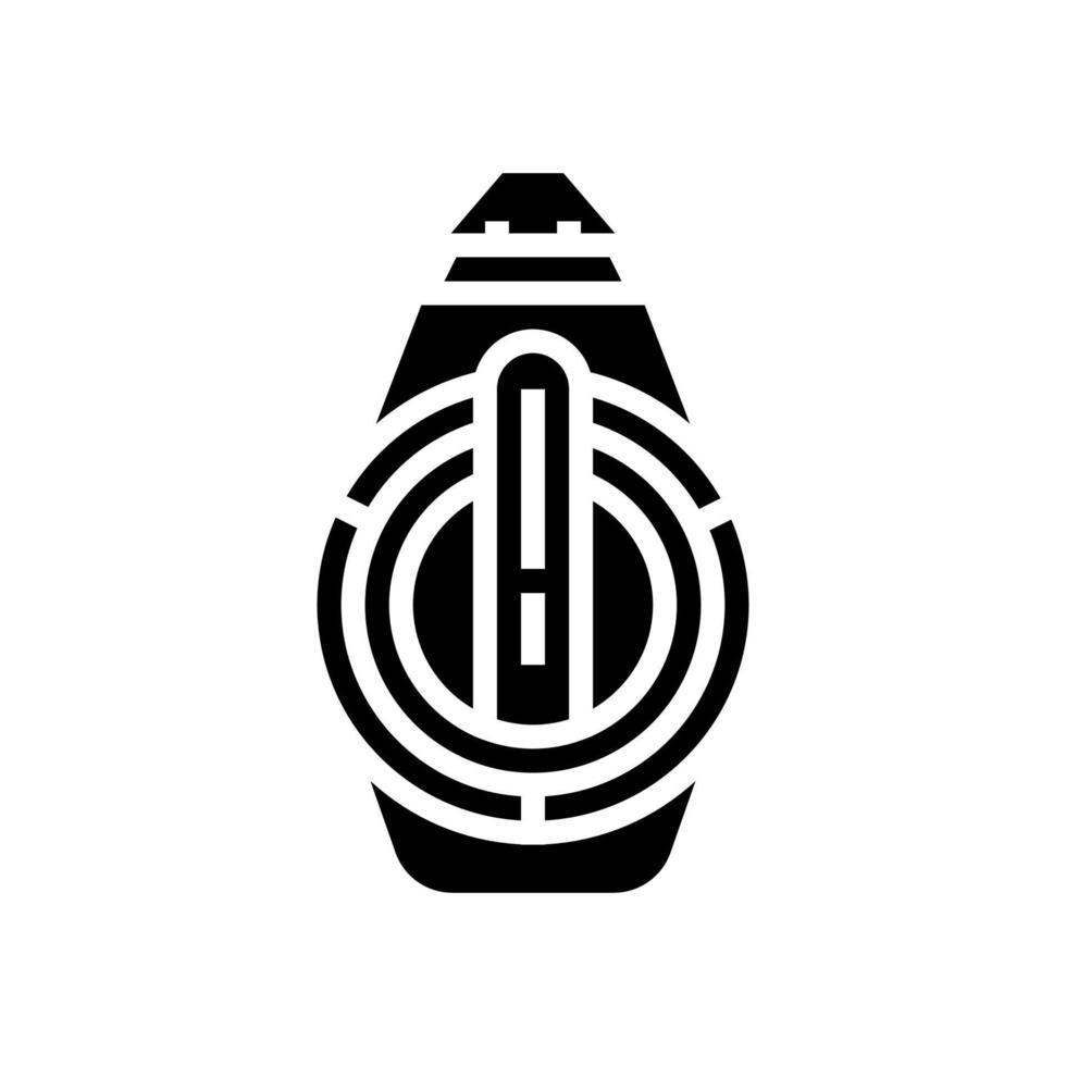 ilustração em vetor ícone de glifo de carretel de linha de giz