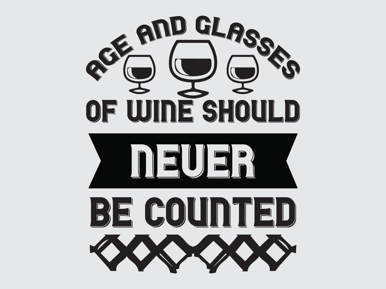 design de camiseta com citações de vinho vetor