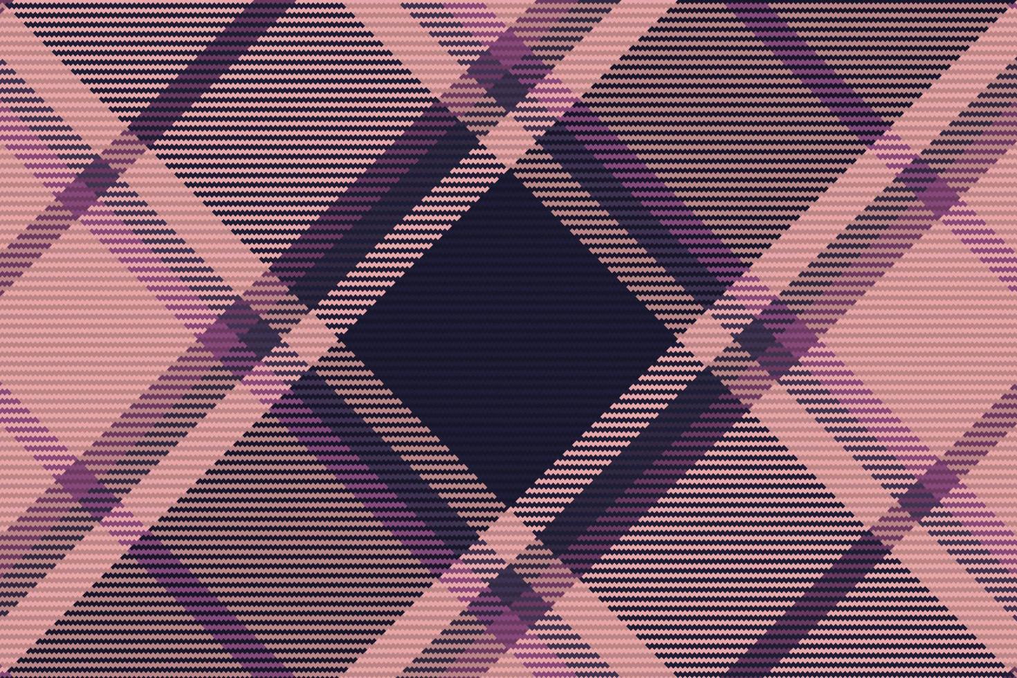 padrão de cor de noite tartan ou xadrez. vetor