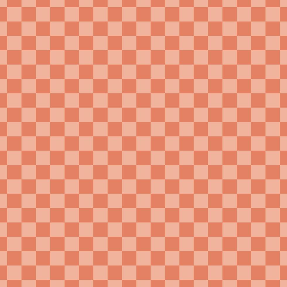 padrão retrô geométrico de galinha. padrão sem emenda com quadrados. ilustração vetorial vetor