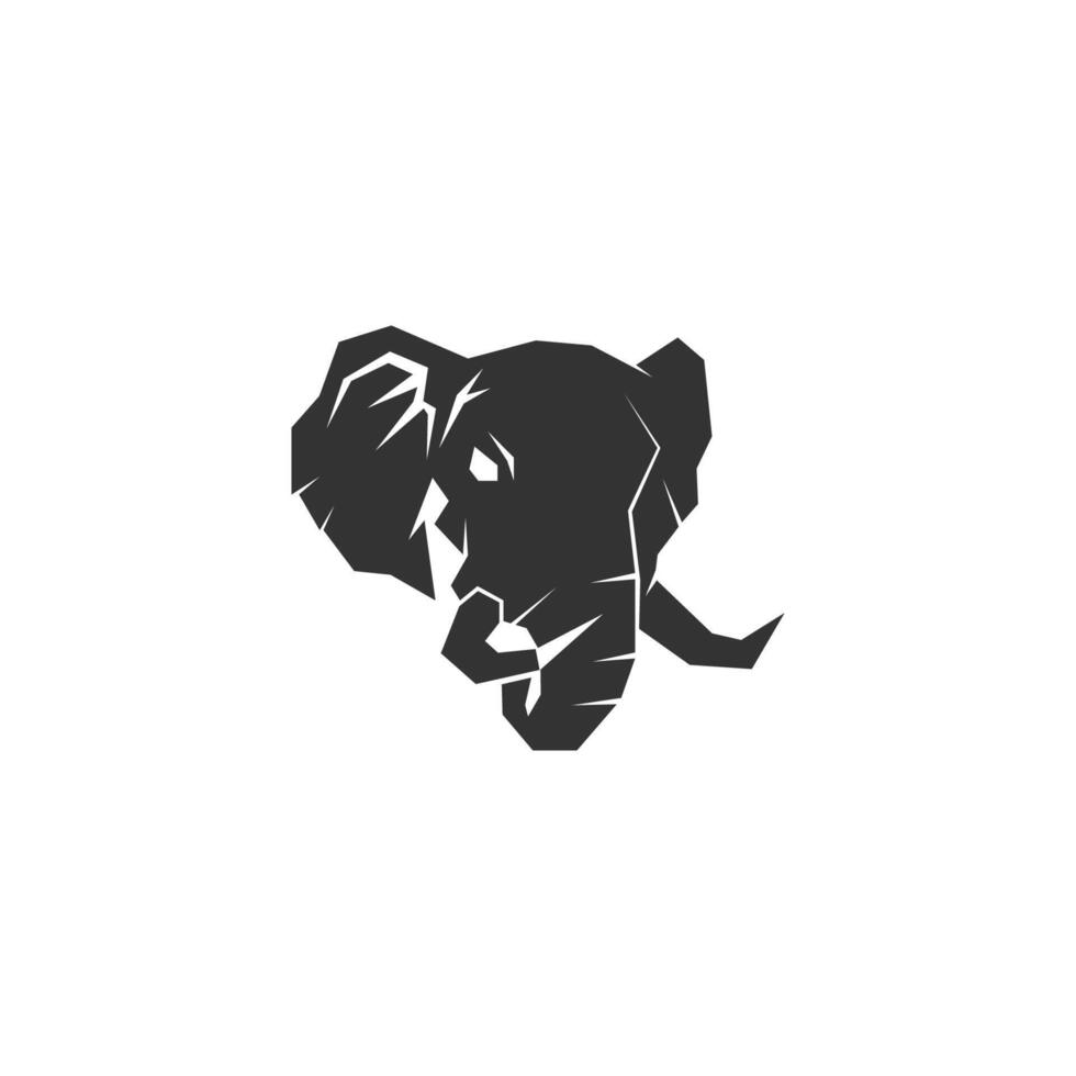 ilustração de design de logotipo de ícone de elefante vetor